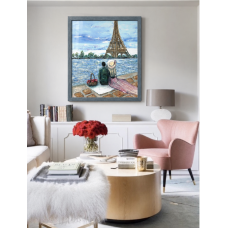 “Paris for Two” – Original Oil Painting, Romantic Paris Cityscape | Marina Stognieva “Paris for Two” – Original Oil Painting, Romantic Paris Cityscape | Marina Stognieva